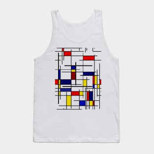 Mondrian Pattern Tank Top